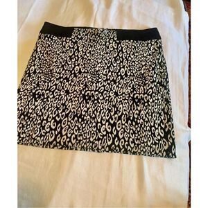 Trina Turk Animal Knit Mini Skirt